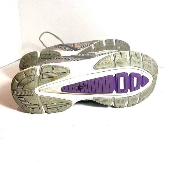 Ryka Women's Propel Silver/ Purple Athletic Shoes Lightweight Size 8.5M - Picture 5 of 8